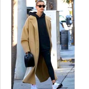 Nanush­ka Loane Belt­ed Maxi Coat